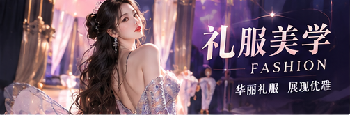礼服与色彩专题画面